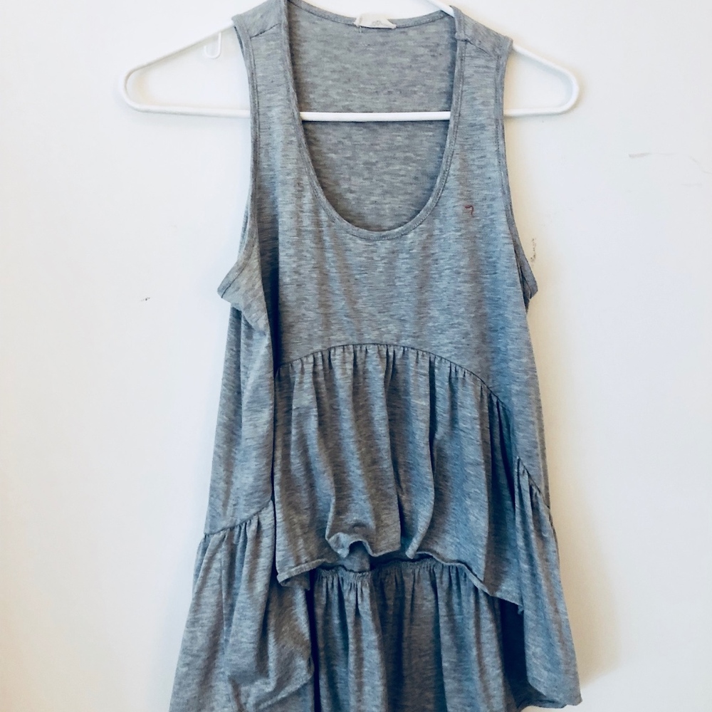 Tobi High Low Ruffle Tank